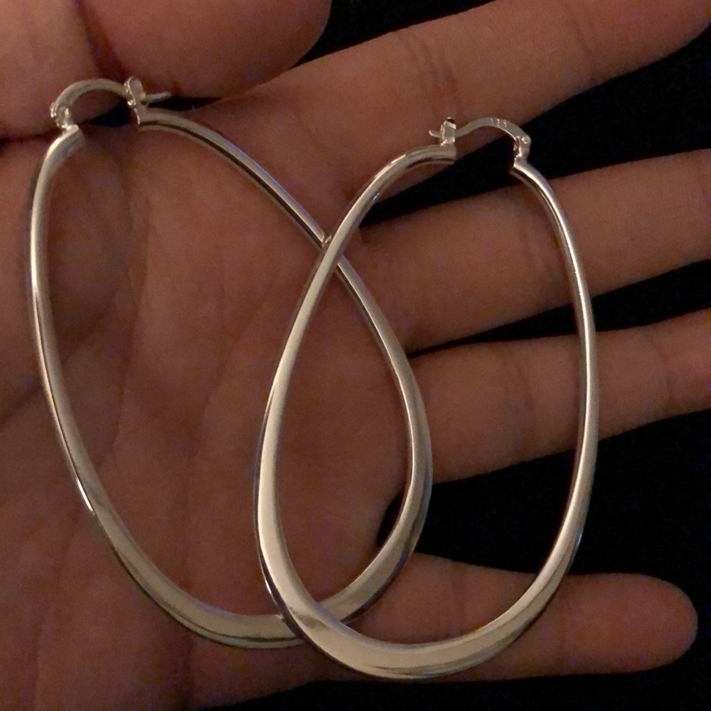 Extra Large Oval Hoops